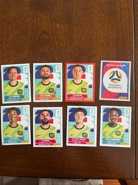 Panini Soccer Stickers- Australia